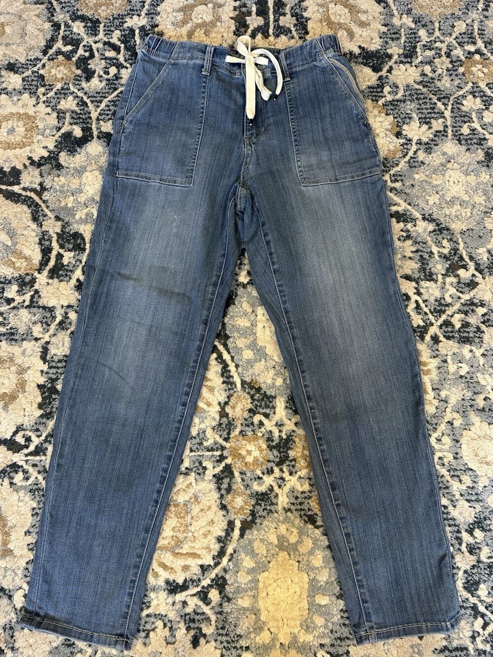 Judy Blue Pull-On High Waist Elastic Waist Jeans Style JB88496~Size 9/29 Stretch